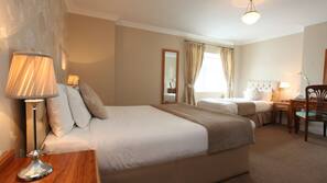 In-room safe, desk, iron/ironing board, cots/infant beds