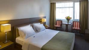 Premium bedding, minibar, in-room safe, desk