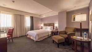 Minibar, in-room safe, desk, blackout curtains