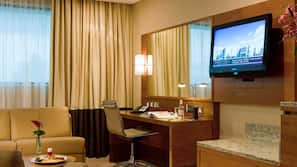 Egyptian cotton sheets, premium bedding, pillow top beds, in-room safe