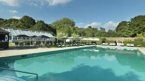 Indoor pool, seasonal outdoor pool