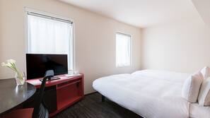 Desk, blackout drapes, free WiFi