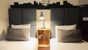 Premium bedding, pillow top beds, in-room safe, desk