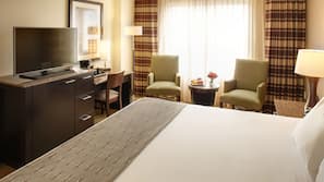 Premium bedding, pillowtop beds, in-room safe, desk