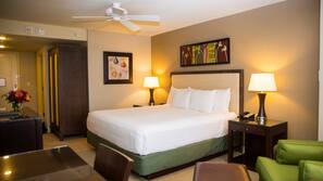 Premium bedding, pillowtop beds, in-room safe, desk