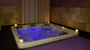Indoor spa bath