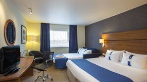 Desk, iron/ironing board, free cots/infant beds, free WiFi