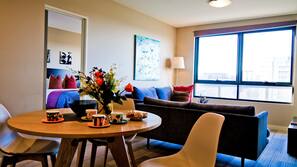 In-room safe, desk, blackout curtains, soundproofing