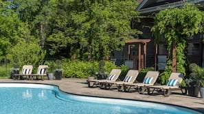 Indoor pool, seasonal outdoor pool