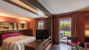 Biancheria da letto di alta qualità, minibar, una cassaforte in camera
