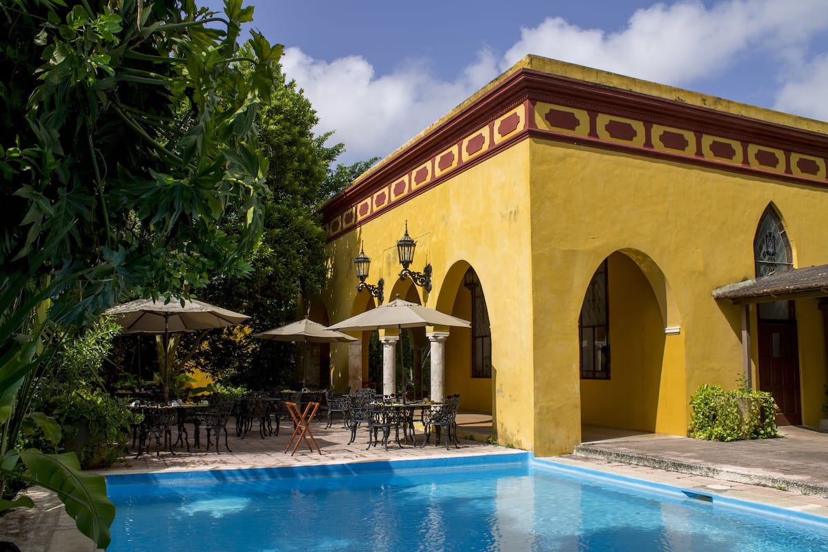 best hotels in merida mexico | ya'ax hotel boutique, pool area