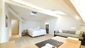 Premium bedding, minibar, in-room safe, desk