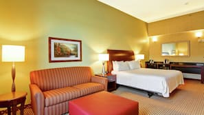 Down comforters, minibar, in-room safe, desk