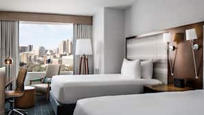 Premium bedding, pillowtop beds, in-room safe, desk