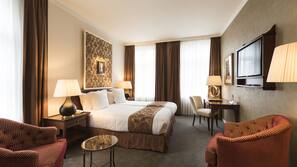 Premium bedding, minibar, in-room safe, desk