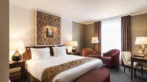Premium bedding, minibar, in-room safe, desk