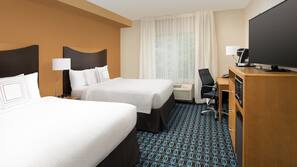 Egyptian cotton sheets, premium bedding, pillowtop beds, desk