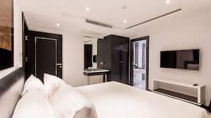 In-room safe, desk, blackout curtains, iron/ironing board
