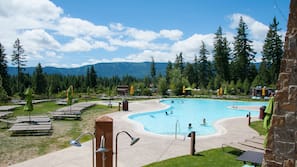 Indoor pool, seasonal outdoor pool