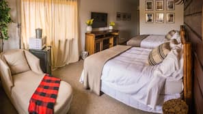 Premium bedding, pillow top beds, individually decorated