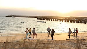 Beach nearby, surfing
