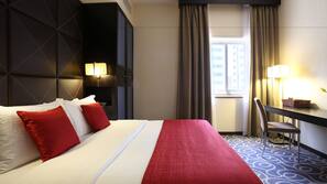 Pillow top beds, in-room safe, desk, iron/ironing board