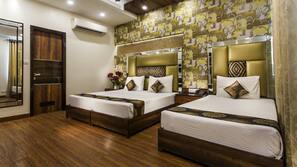 Memory foam beds, minibar, in-room safe, individually decorated