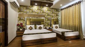 Memory foam beds, minibar, in-room safe, individually decorated