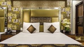 Memory foam beds, minibar, in-room safe, individually decorated