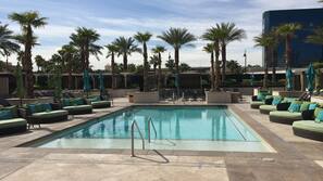 3 outdoor pools, sun loungers