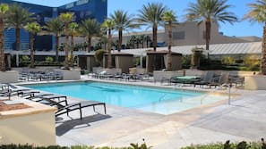3 outdoor pools, sun loungers