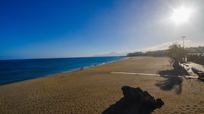 On the beach
