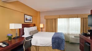 Premium bedding, pillowtop beds, in-room safe, desk