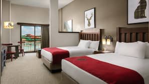 In-room safe, iron/ironing board, free WiFi, alarm clocks