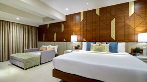 Premium bedding, minibar, in-room safe, desk