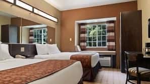 Premium bedding, down comforters, in-room safe, desk