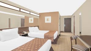 Premium bedding, down comforters, in-room safe, desk