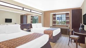 Premium bedding, down comforters, in-room safe, desk