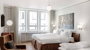 Premium bedding, minibar, in-room safe, desk