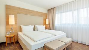 Premium bedding, in-room safe, desk, blackout curtains