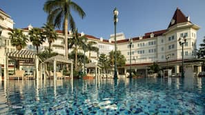 Indoor pool, outdoor pool