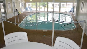 Indoor pool, seasonal outdoor pool