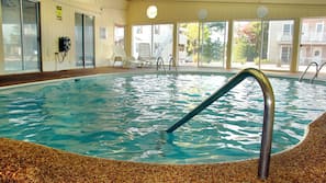 Indoor pool, seasonal outdoor pool
