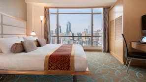 Minibar, in-room safe, desk, blackout curtains