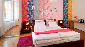 2 chambres, fer et planche à repasser, Wi-Fi, draps fournis