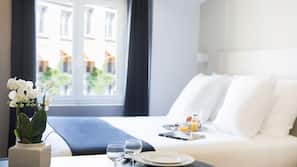 Premium bedding, minibar, in-room safe, soundproofing