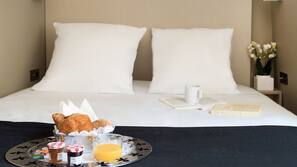 Premium bedding, minibar, in-room safe, soundproofing
