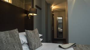 Premium bedding, in-room safe, soundproofing, iron/ironing board