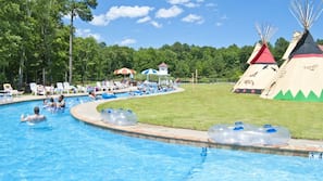 Seasonal outdoor pool