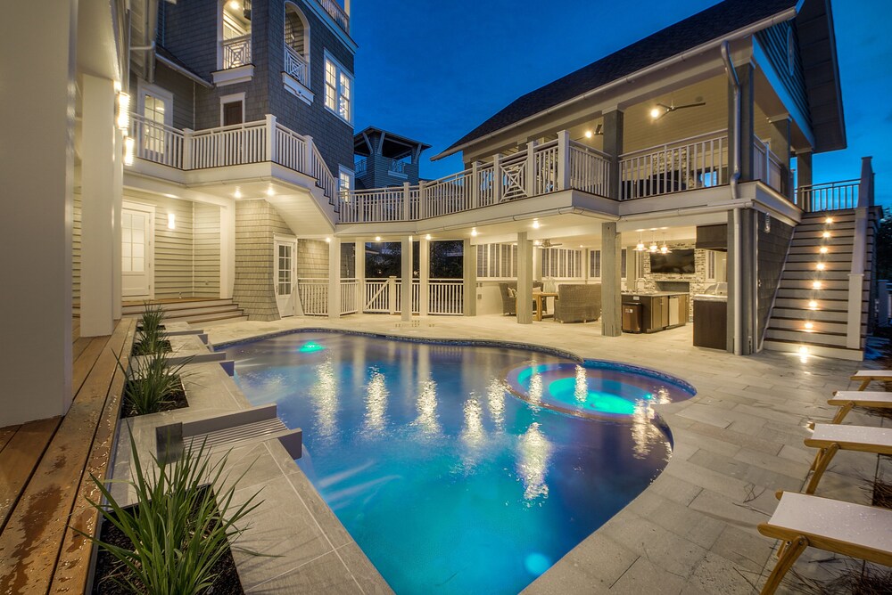 Brand New Modern Beach Home Gulf Lake Views Pool Unique Featured Image